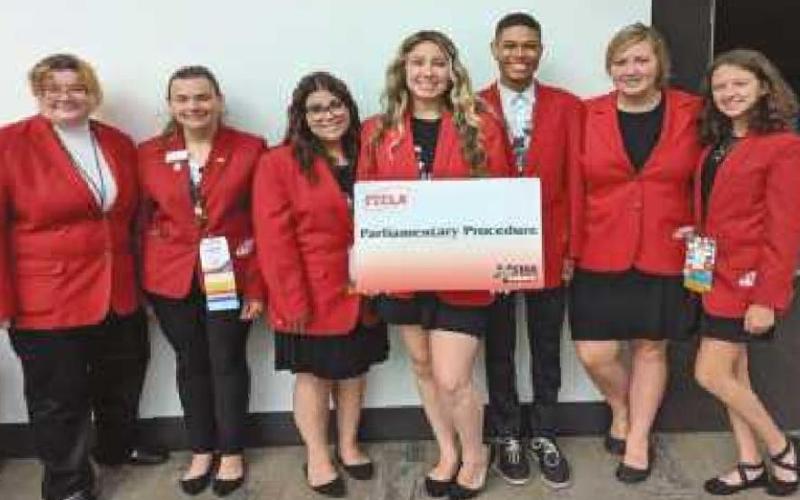 Members of the parliamentary procedure team.