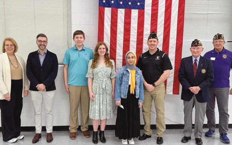 Three PHS students excel on Americanism test