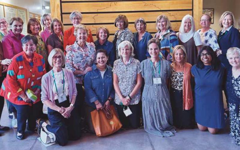 Country Garden Club members serving on the trunk show committee are: Susan Croci, Kathy Attwood, Marsha Molnar, Annette Sipp, Kay Peterson, Mary Knake, Karen Hinkson, Janine Avila, Colleen McGoldrick, Bonnie Ash, Heather McCarroll, Jan Connors, Judy Ashley, Pat Smith, Holly Samuelson, Kate French, Linda Justen, Angie Thetford, Sherie Robarge, Pam Kistler, Kiran Rai, Barbara Wright, Pat Todak and Judy Reitzel.