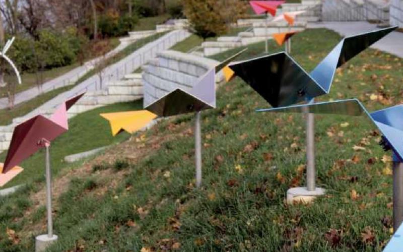 Riverside Park’s art installation a gift from DPI and CVB