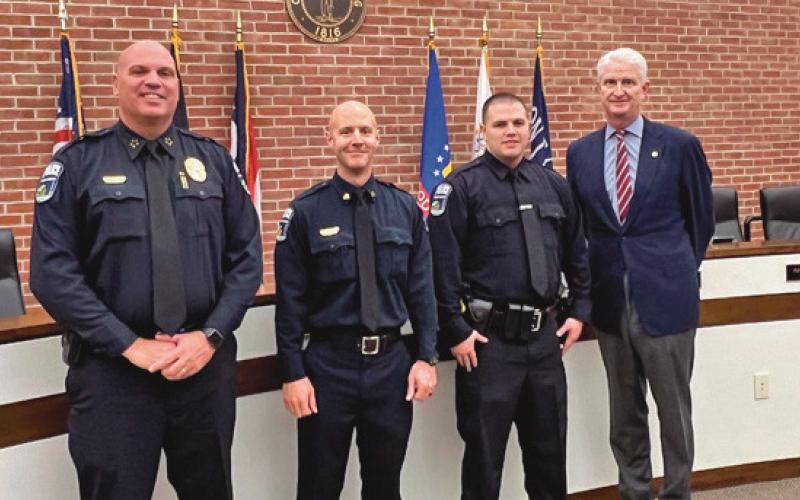 Two officers join city police division