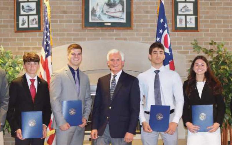 Latta honors students accepted to military academies