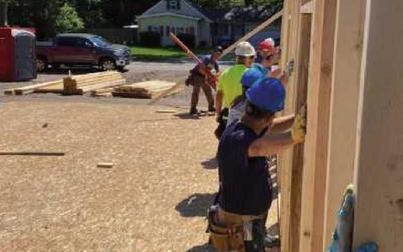St. John XXIII Church aids with Habitat house