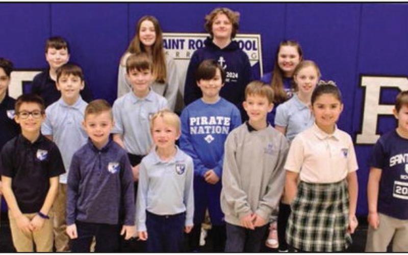 St. Rose ‘Be Kind’ students honored in January