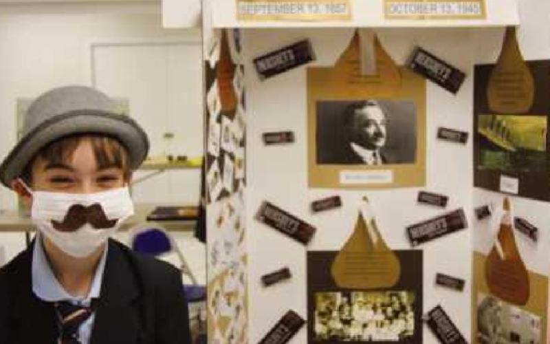 St. Rose students study biographies in American Hall of Fame