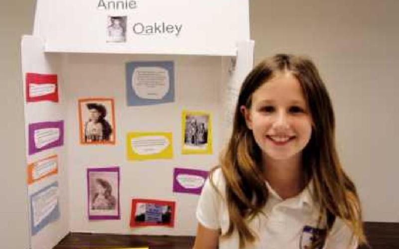 St. Rose students study biographies in American Hall of Fame