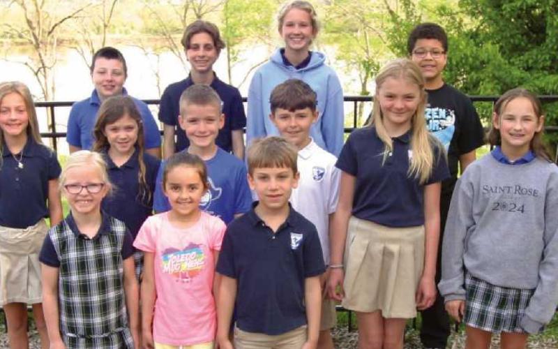 St. Rose students of the month recognized