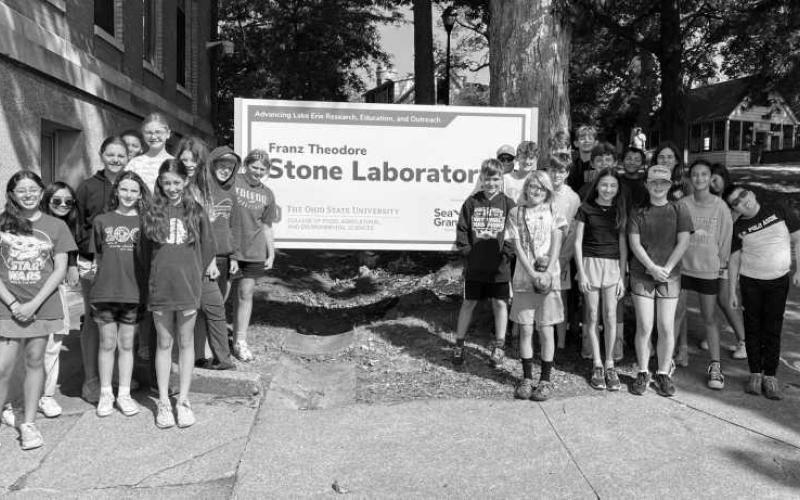 St. Rose seventh graders visit OSU Stone Lab