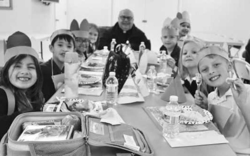 St. Rose first graders celebrate Thanksgiving