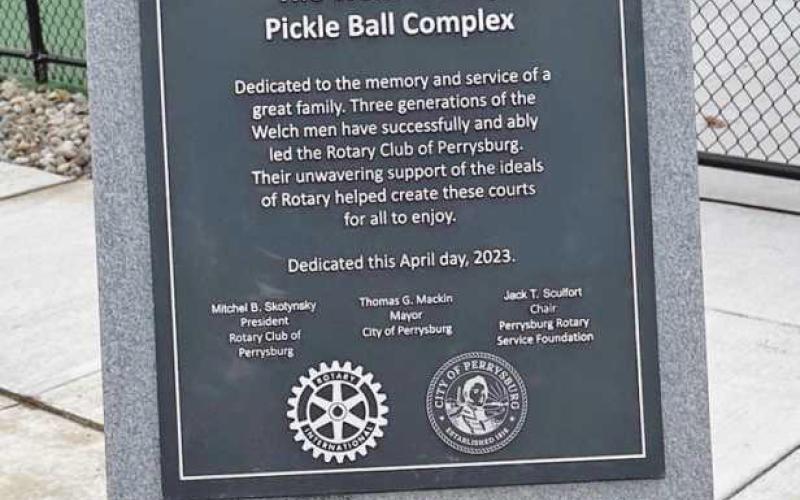 Pickleball courts to be dedicated in honor of Welch Publishing family members