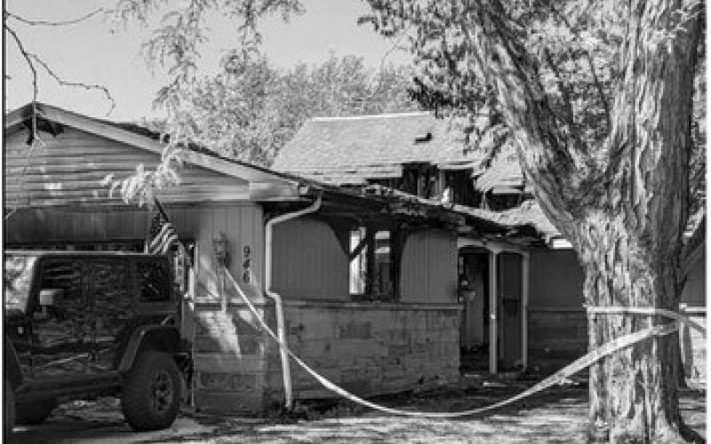 This home at 946 Pine Street was severely damaged in a May 25 fire.