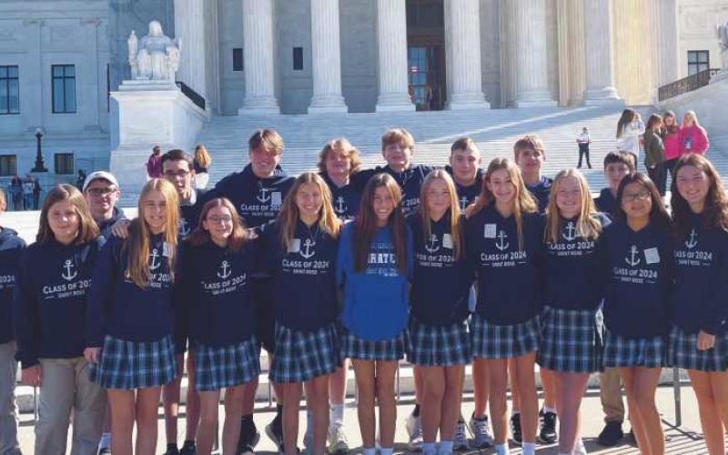 St. Rose eighth graders take annual class trip