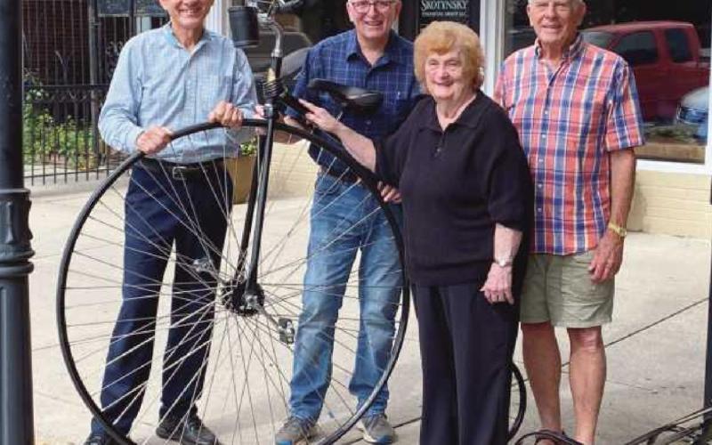 From left, Richard Baranowski, Mark Weber, Judith Justus and Gary Franks.
