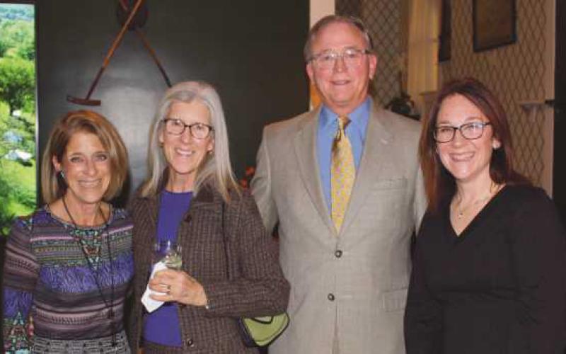 Attending were, from left: Louann Cummings, Mary and Tom Clark and Janet Rozick.