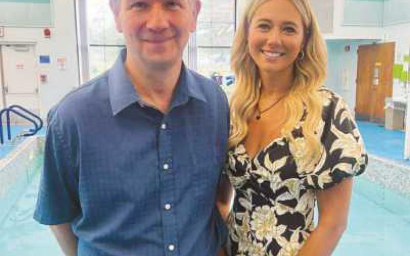 From left: Mike McGivern and Shannon Bova.