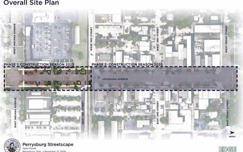The overall site plan. Picture courtesy of perrysburgoh.gov.
