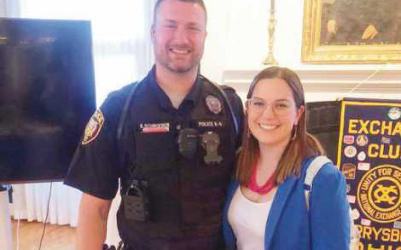 Perrysburg Exchange Club talks K-9 police dogs; honors PHS Student of the Month