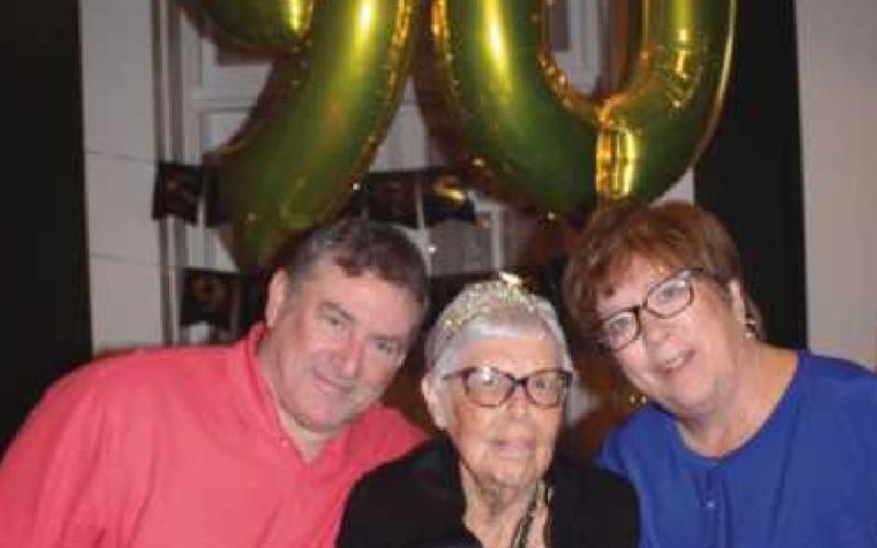 Marge Gallagher celebrates her 90th birthday