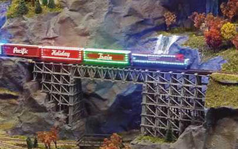 The Blissfield Model Railroad Club display will feature a holiday train in December.