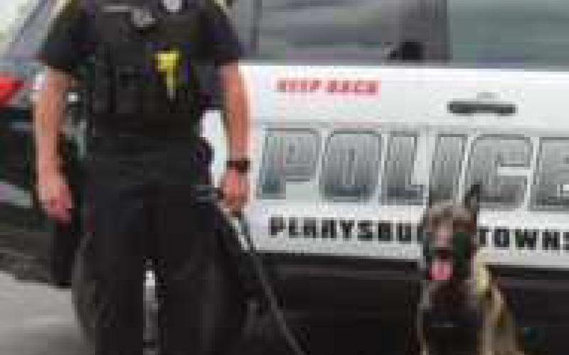 Officer Nick Owens and Rico of K-9 patrol