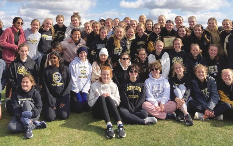 Perrysburg High School girls cross country team won the Northern Lakes League championship October 15.
