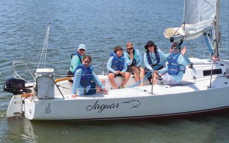 Children with autism learned to sail at the Spectrum Sailing Camp in June at the North Cape Yacht Club.