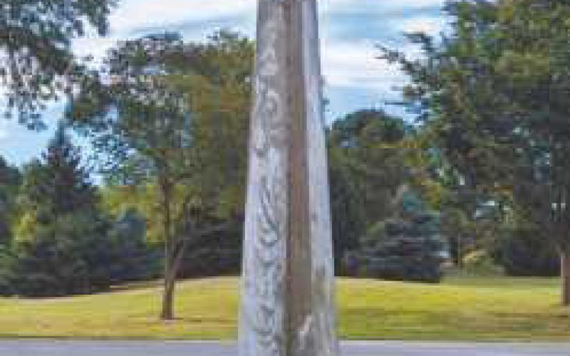 Discover the sculpture “Red Planet” by James Havens at the Perrysburg Sculpture Walk.