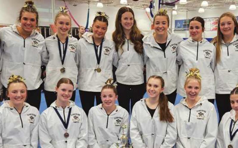 Back row: Kassia Deng, McKenna Conley, Janie Snyder, Kylee Ruiz, Elise Findling, Madalynn Brossia, Meredith Kulmatycki, Alli Savage and Emily Maines. Front row: Abbi Lee, Valerie Ward, Ashley Cherry, Sydney Wolfinger, Lauren Cline and Lillian Wood.