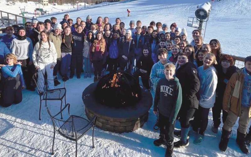 The Saint Rose Middle School students recently traveled to Pine Knob for a day of skiing. This is an annual trip and part of a larger celebration of Catholic Schools Week. Half of the students had never skied before and had a group lesson to learn the basics. It was a great day, despite the chilly weather. The slopes were empty and the snow was in fantastic shape.