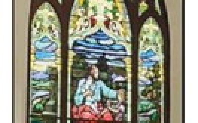 The concert at Zoar will benefit its stained glass window restoration campaign.