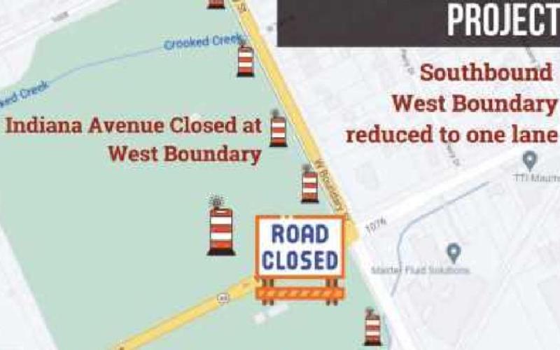 Sewer work to close West Indiana Ave. for two months starting Mon.