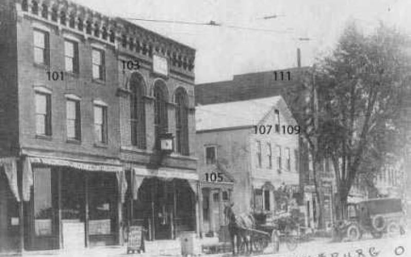 101 to 111 East Louisiana–about 1915.
