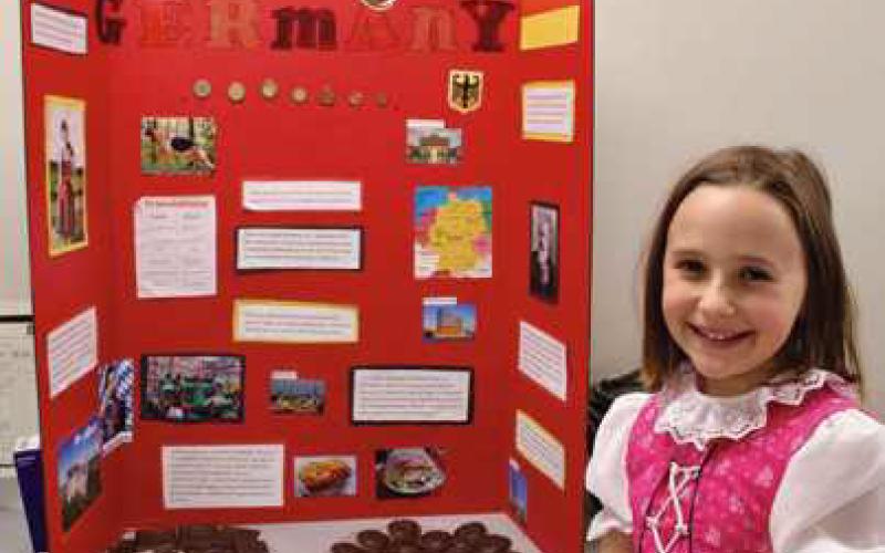 St. Rose third graders present culture day