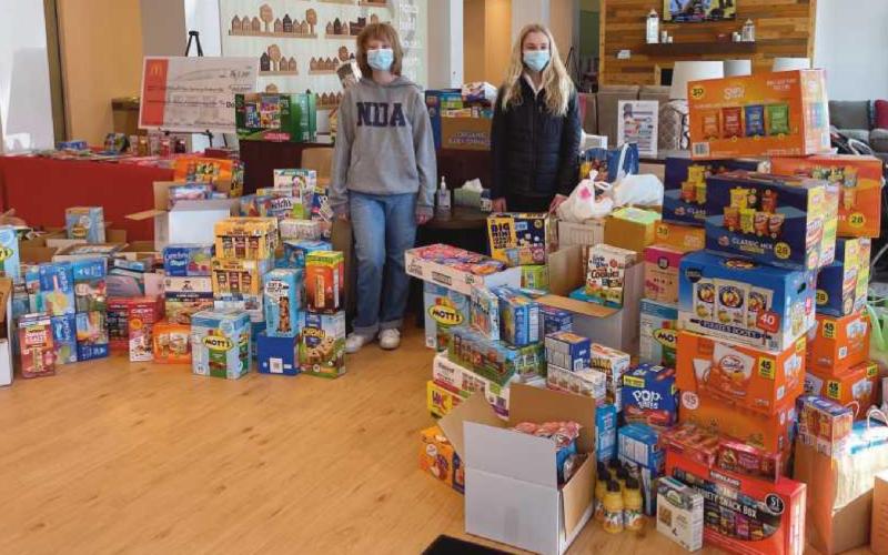 Students donate to families at Ronald McDonald House