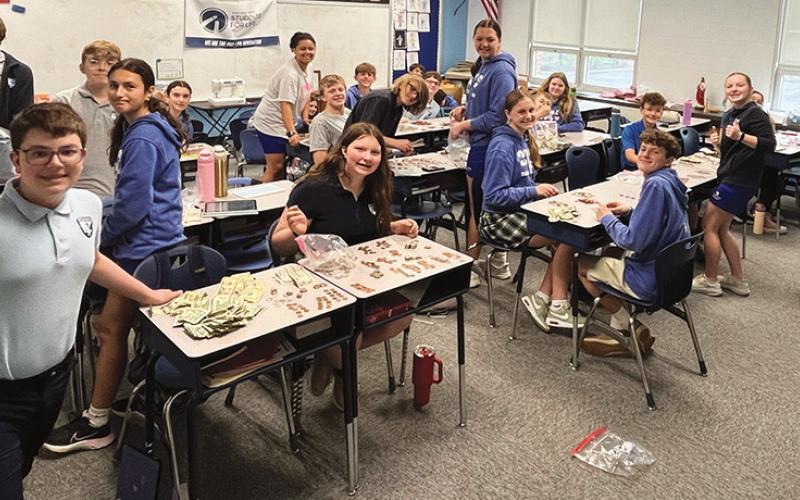 Lenten collection at St. Rose Catholic School surpasses $4,000