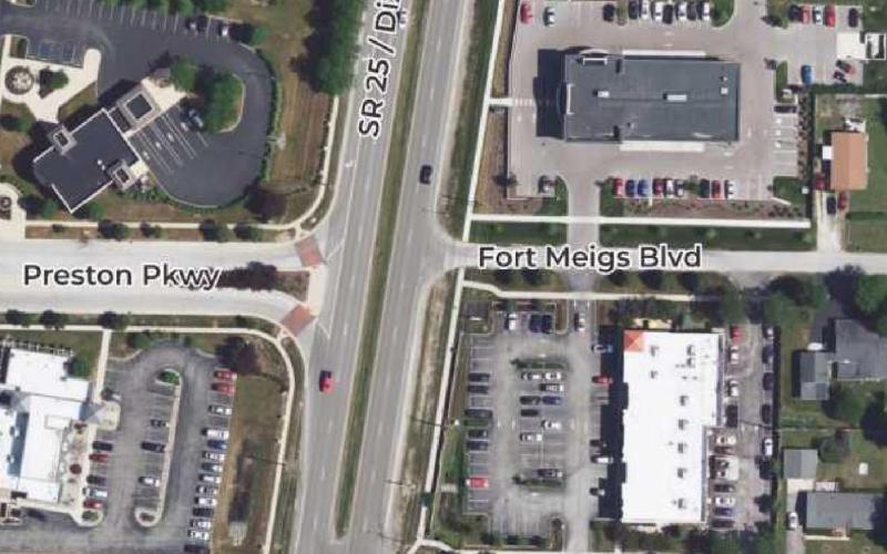 State Route 25, Preston Parkway, Fort Meigs intersection project begins
