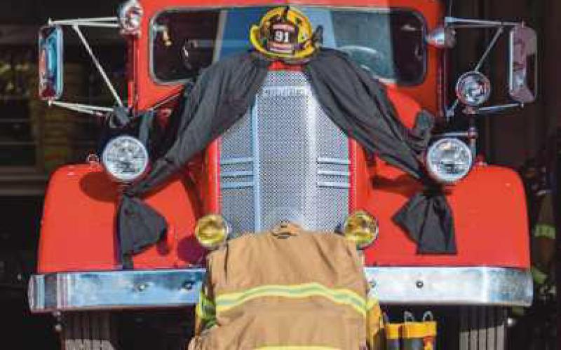 Perrysburg Township, area fire departments remember Troy Bernhard