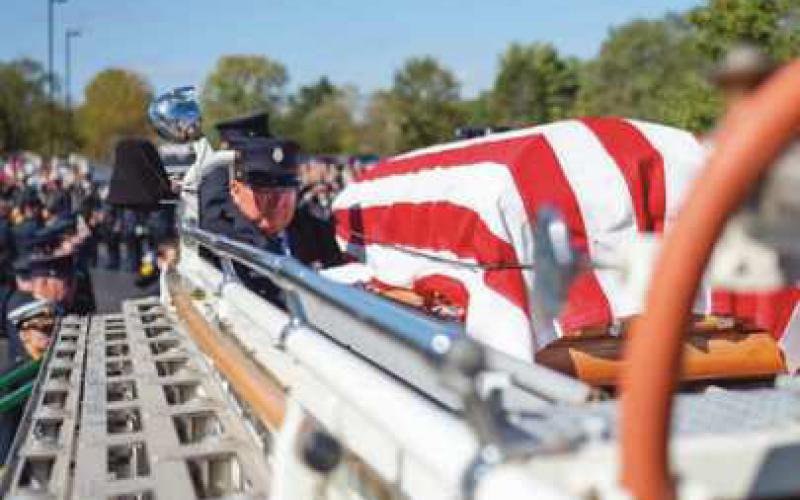 Perrysburg Township, area fire departments remember Troy Bernhard