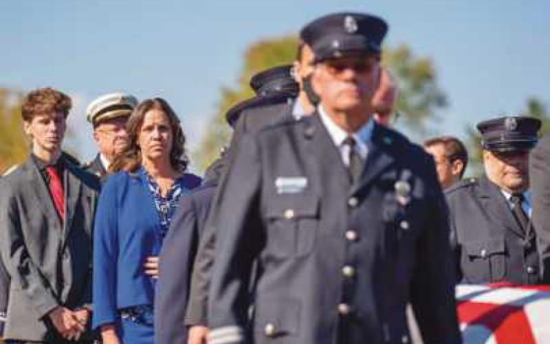 Perrysburg Township, area fire departments remember Troy Bernhard
