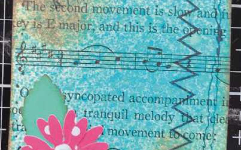 An example of an artist trading card.