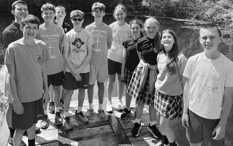 St. Rose students take field trip to Castalia Trout Hatchery