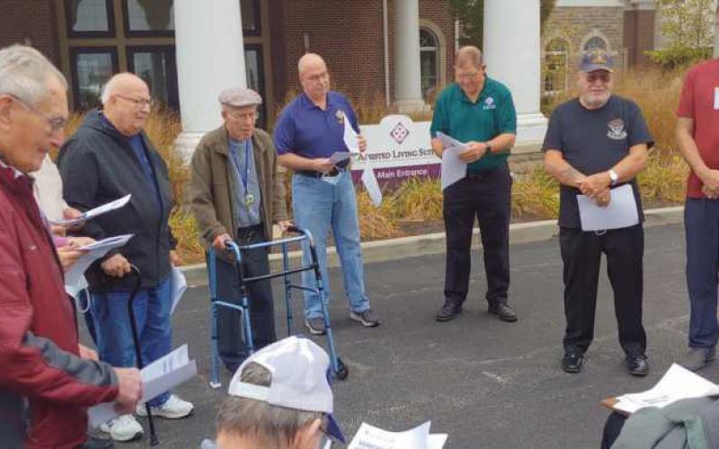 St. Clare Commons Veterans Day ceremony