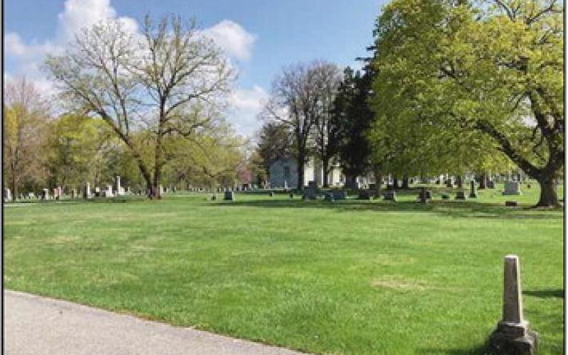Potter’s Field as it appears in modern Fort Meigs Cemetery.