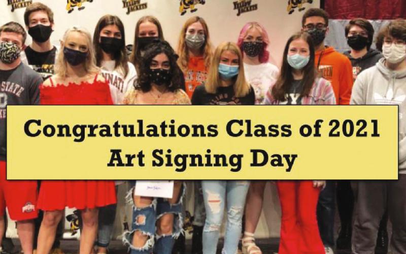 PHS students sign to study arts in college
