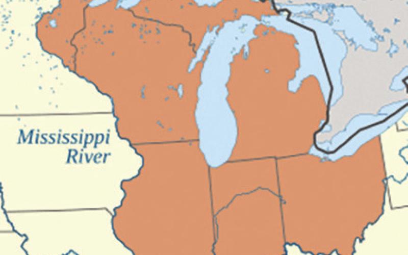 Northwest Ordinance of 1787 established blueprint of five future states, triggering the Northwest Indian War.