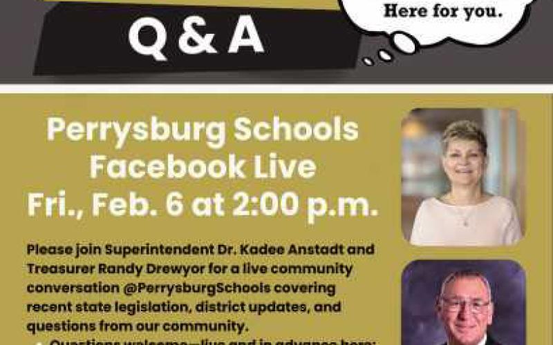 Join Perrysburg Schools live on Facebook
