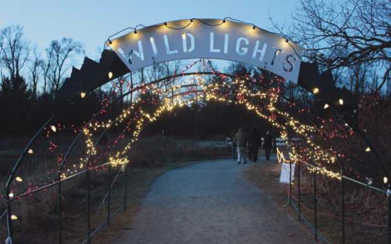 Wild Lights attracts area residents to W.W. Knight preserve