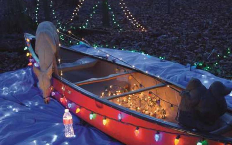 Wild Lights attracts area residents to W.W. Knight preserve