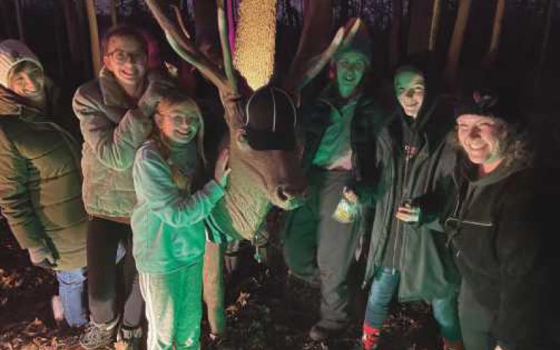 Wild Lights attracts area residents to W.W. Knight preserve