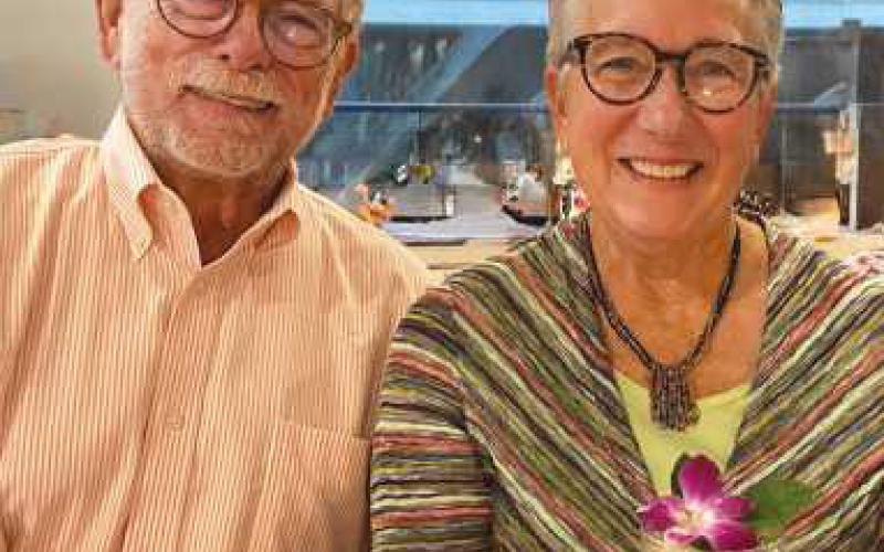 Jeffrey and Susan Smith celebrating 55th anniversary
